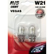 Лампа подсветки W21/5W 12V «AVS» Vegas (2 шт.), A78477S