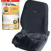 Накидка на сиденье искусственный мех черный «AIRLINE» (подушка на перед. сиденье, короткий ворс) (1, AFC-A-02