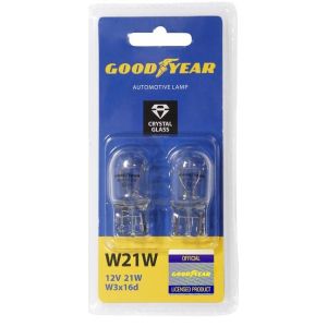 Лампа подсветки W21W 12V 21W «GOODYEAR» (2 шт.) GoodYear GY015222