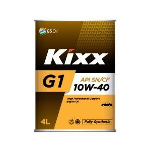 Масло моторное «KIXX» G1 SN 10W40 (4 л) полусинтетическое