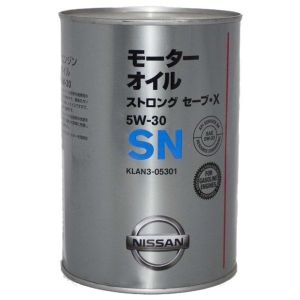 Масло моторное «NISSAN» Strong Save X5W30 SN (1 л) синтетическое (гидрокрекинг) Nissan KLAN5-05301