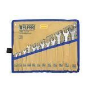 Набор рожково-накидных ключей (12 предметов) «HELFER» (сумка,6-14,17,19,22мм) HELFER HF002300