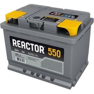 Аккумулятор 55 а/ч «REACTOR» 550A (обратная полярность)