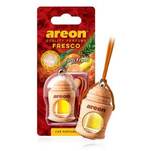 Ароматизатор подвесной (Tutti-Frut/Тутти-фрутти) «AREON» Fresco (деревянная бутылочка), 704-051-323