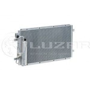 Радиатор кондиционера 2190 (алюм.) в сборе «LUZAR» аналог «Panasonic» (с ресивером)