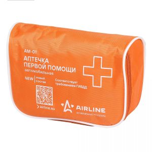 Аптечка «AIRLINE» (нового образца, в текстильном футляре) AIRLINE AM-01