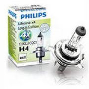 Лампа галогенная H4 12V 60/55W «PHILIPS» (LongLife EcoVision)