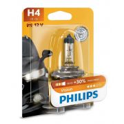Лампа галогенная H4 12V 60/55W «PHILIPS» (Vision, +30% света, блистер)