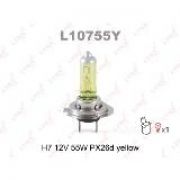 Лампа галогенная H7 12V 55W «LYNXauto» (желтая) LYNXauto L10755Y
