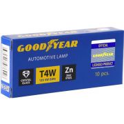 Лампа подсветки T4W 12V 4W «GOODYEAR» (10 шт.) GoodYear GY012204