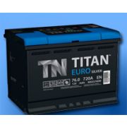 Аккумулятор 76 а/ч «TITAN» Euro Silver 730A (прямая полярность) (278*175*190) Titan TITAN761730A