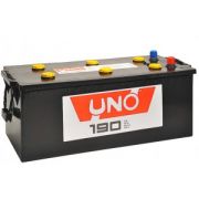 Аккумулятор 190 а/ч «UNO» 1150A (прямая полярность) конус (низкий в компл. с переход. конус-болт) UNO 190
