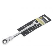 Ключ рожково-накидной трещоточный шарнирный (10) «Эврика» (на держателе) Эврика ER-61010H
