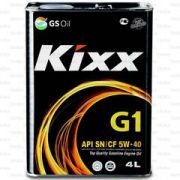 Масло моторное «KIXX» G1 SN 5W40 (4 л) синтетическое
