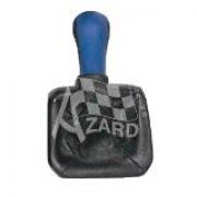 Ручка рычага КПП «AZARD» ВАЗ 2115 (кожа с рамкой в блистере, синий), KPP00074