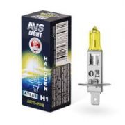 Лампа галогенная H1 12V 55W «AVS» Atlas (ANTI-FOG/BOX желтый ), A78896S