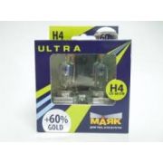 Лампа галогенная H4 12V 60/55W «Маяк» Gold УЛЬТРА NEW (+60%) (2 шт.), 82420G+60new