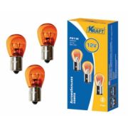 Лампа подсветки PY21W 12V 21W «KRAFT» (yellow), KT 700044