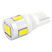 Лампа подсветки светодиодная T10 12V «SKYWAY» (6 SMD, 1-контактная, Белая), S08201126