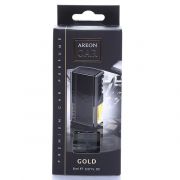 Ароматизатор на печку (Gold/Золото) «AREON» Car box Superblister, 704-022-BL10