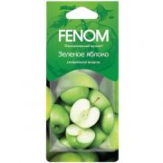 Ароматизатор подвесной (Green Apple/Зеленое яблоко) «FENOM» (картонный), FN558