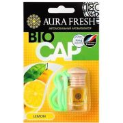 Ароматизатор подвесной (Lemon/Лимон) «AURA FRESH» BIO CAP (бутылочка), 23010