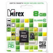 Карта памяти micro SD (16 GB) «MIREX» class 10, 16GB