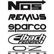 Наклейка SPARCO, REMUS (в ассортименте, малая), 3-097