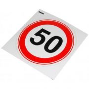 Наклейка Знак ограничения скорости «50», 1-012-001-50