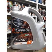 Масло моторное «G-ENERGY» Synthetic Active 5W30 A3/B4 SL/СF (4 л) синт., 253142405