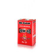 Масло моторное «HI-GEAR» 10W40 SL/СF (4 л) п/синт., HG1114