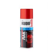 Лак акриловый «KUDO» черный (520 мл) (для тонировки фонарей ) (аэрозоль), KU-9021