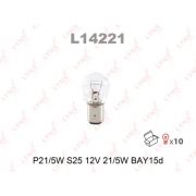 Лампа подсветки P21/5W 12V 21/5W «LYNXauto» LYNXauto, L14221